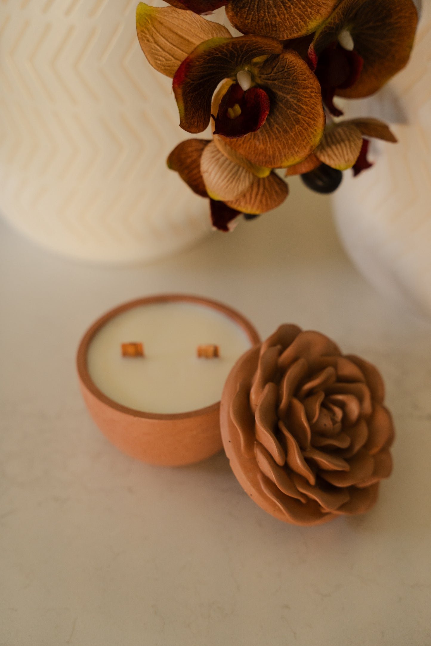 Rose Candle